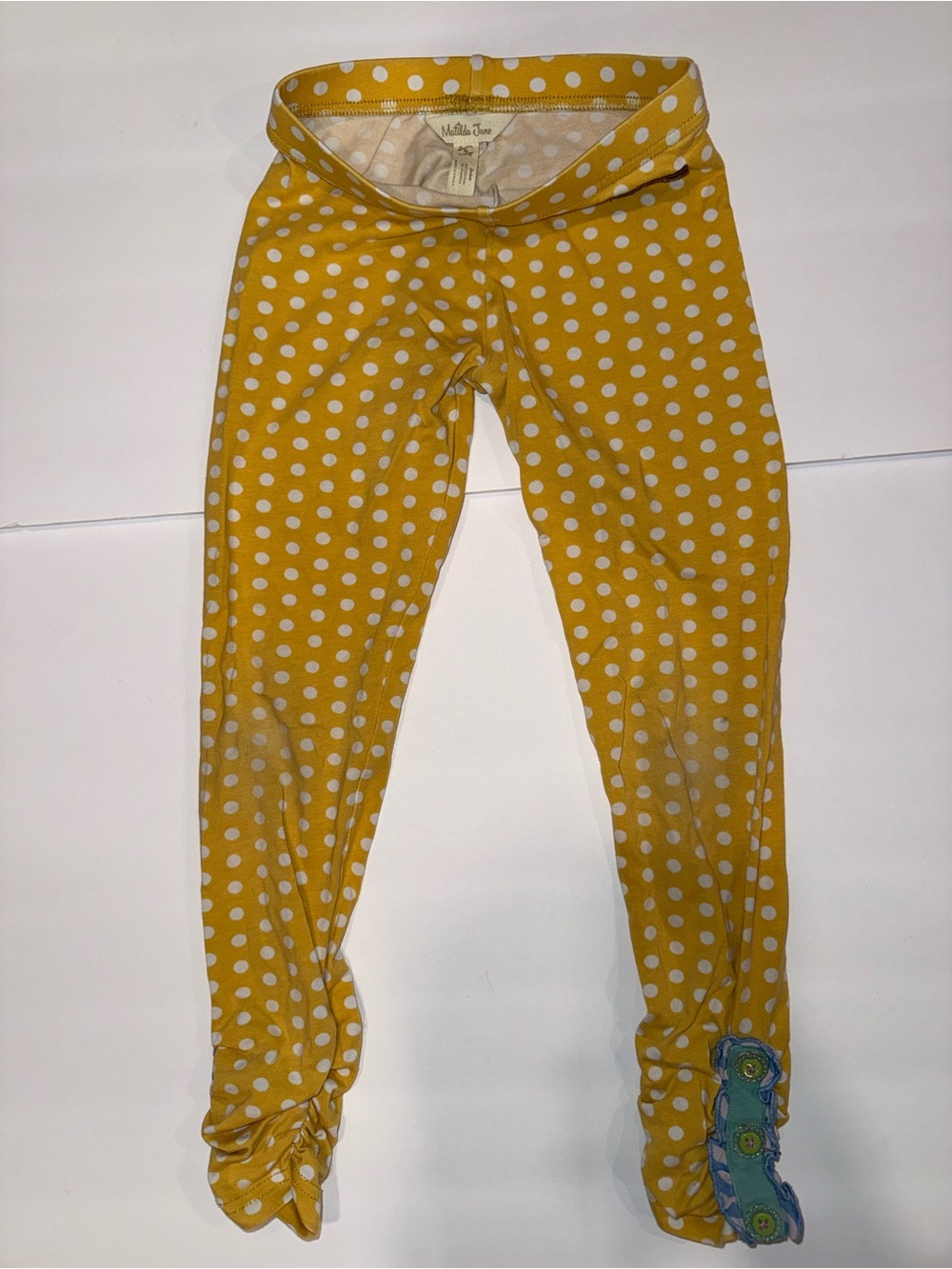 Matilda Jane Yellow Polka Dot Leggings